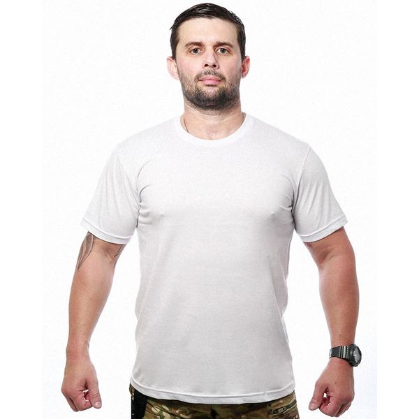 Camiseta Militar Básica Lisa Branca Team Six