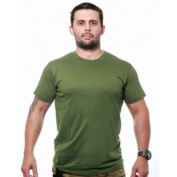  Camiseta Militar Básica Lisa Verde Team Six