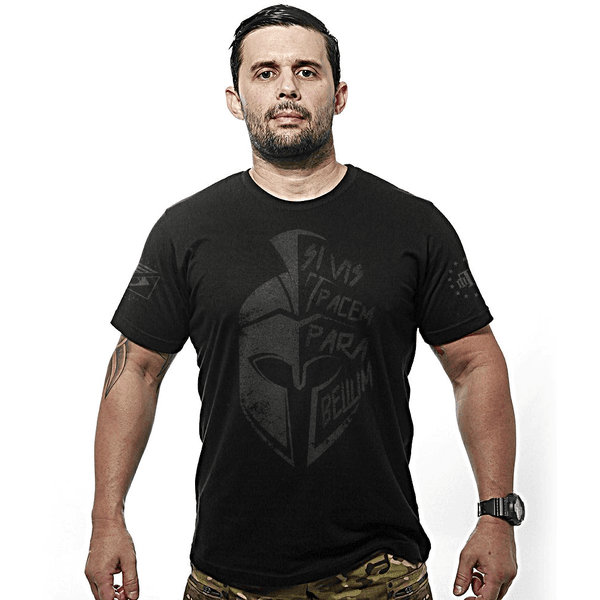 Camiseta Militar Dark Line Si Vis Pacem Para Bellum Sparta