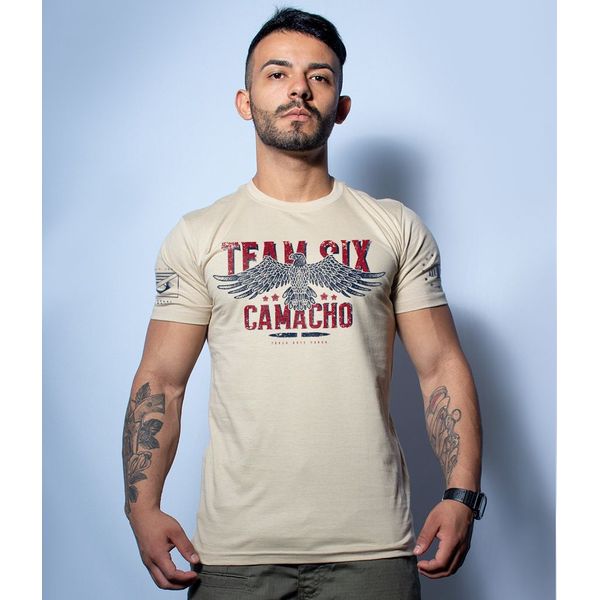 Camiseta Militar Squad T6 Camacho Artesão Eagle Team Six Collection