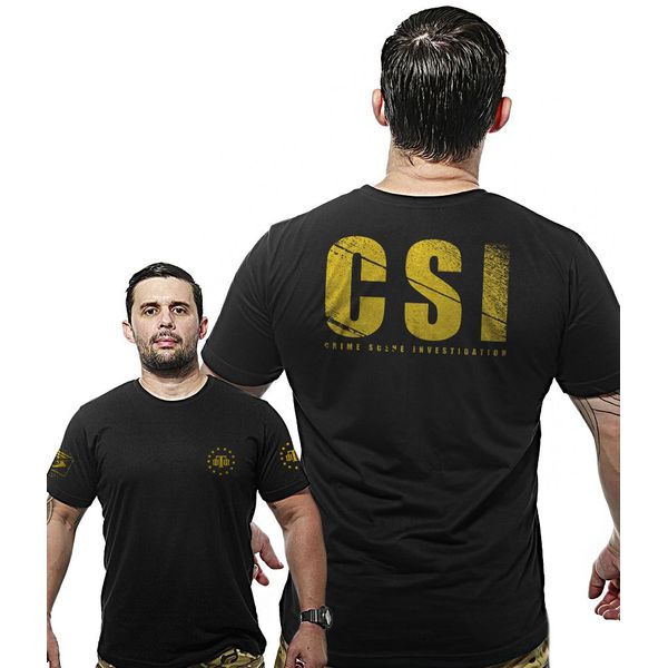 Camiseta Militar Wide Back CSI Crime Scene Investigation