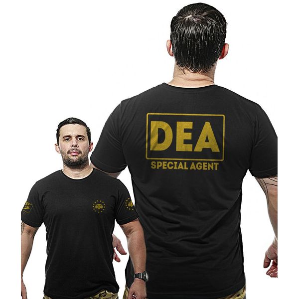 Camiseta Militar Wide Back DEA Narcóticos