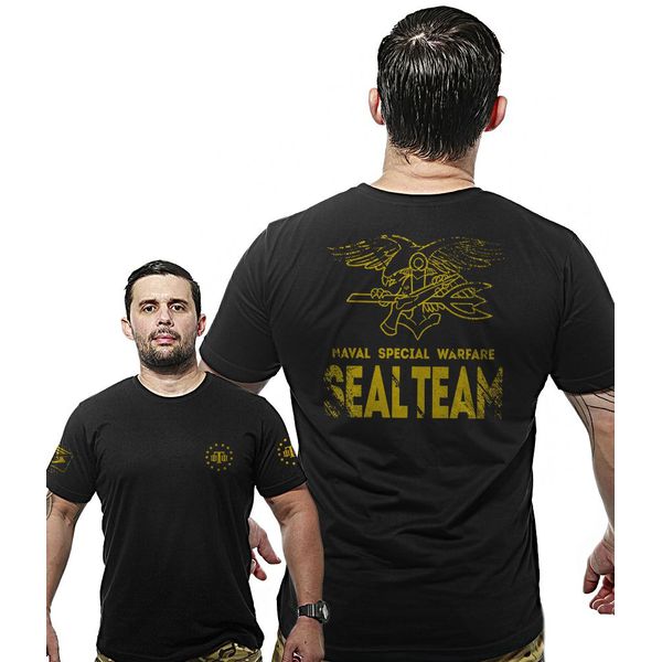 Camiseta Militar Wide Back Seal Team Warfare