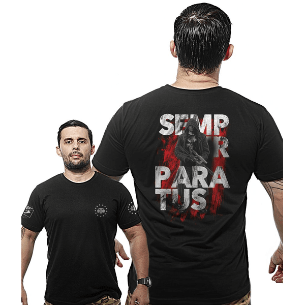 Camiseta Militar Wide Back Semper Paratus