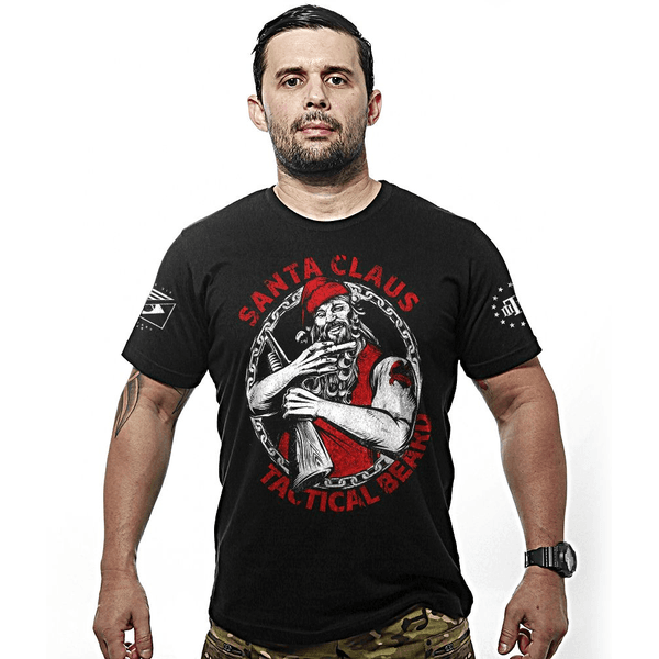 Camiseta Santa Claus Tactical Beard