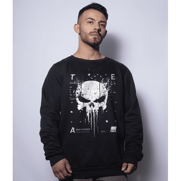 Casaco Básico de Moletom New Punisher
