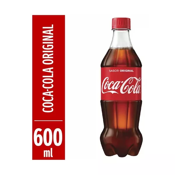 REFRIGERANTE 600ML COCA COLA PET UN