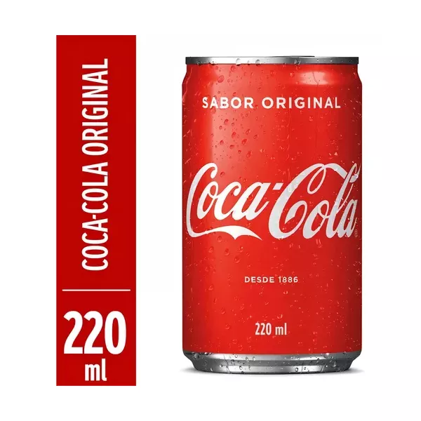 REFRIGERANTE 220ML COCA COLA LATA UN
