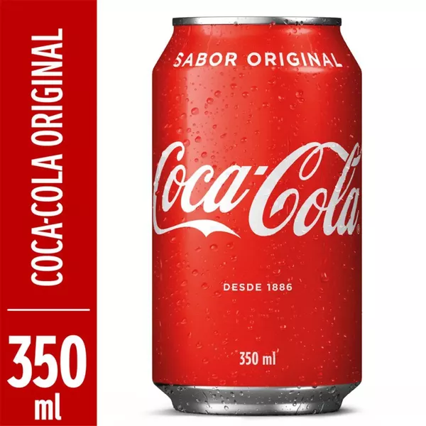 REFRIGERANTE 350ML COCA COLA LATA UN