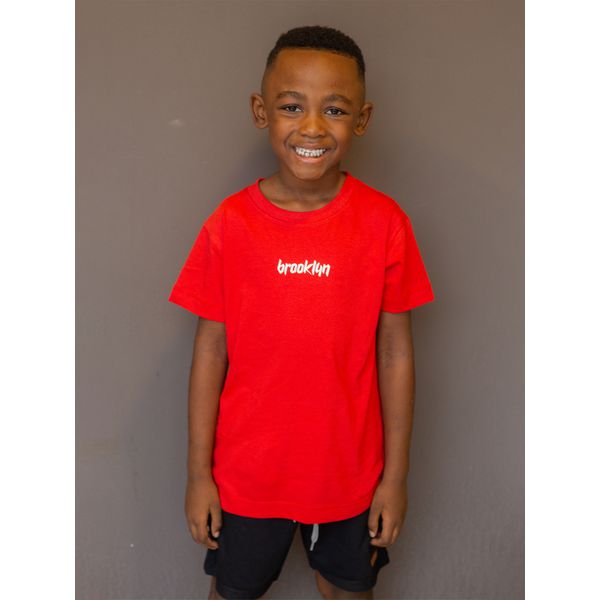 CAMISETA BED-SHIRT BSB BÁSICA INFANTIL VERMELHO