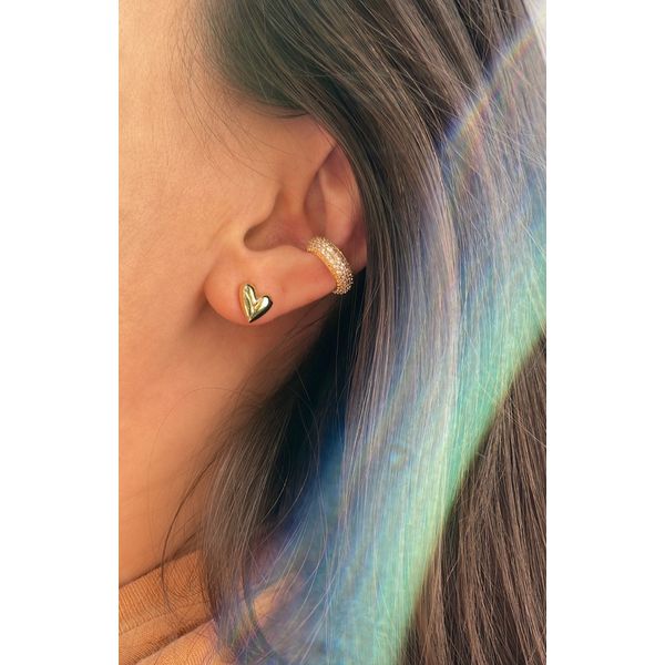 Piercing Cravejado Robusto M Ouro