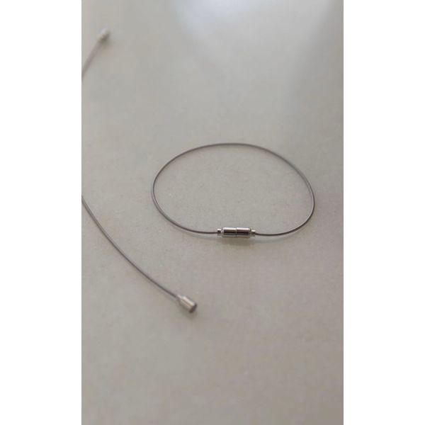 Pulseira Corda de Violão Ródio