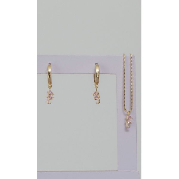 Conjunto Infantil Cavalo Marinho Ouro 