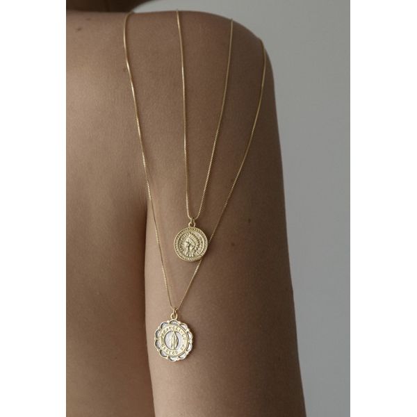 Colar Longo Medalha Nossa Senhora das Graças Mix de Banhos
