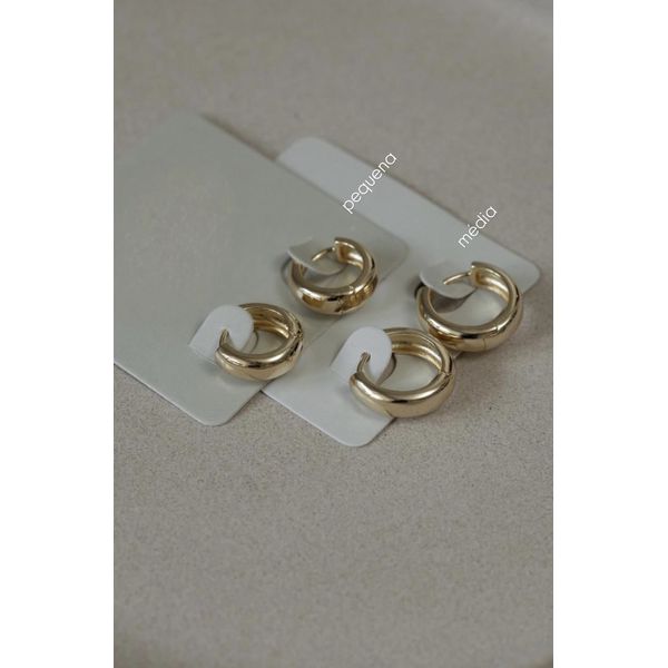 Brinco Click Pequeno Ouro 