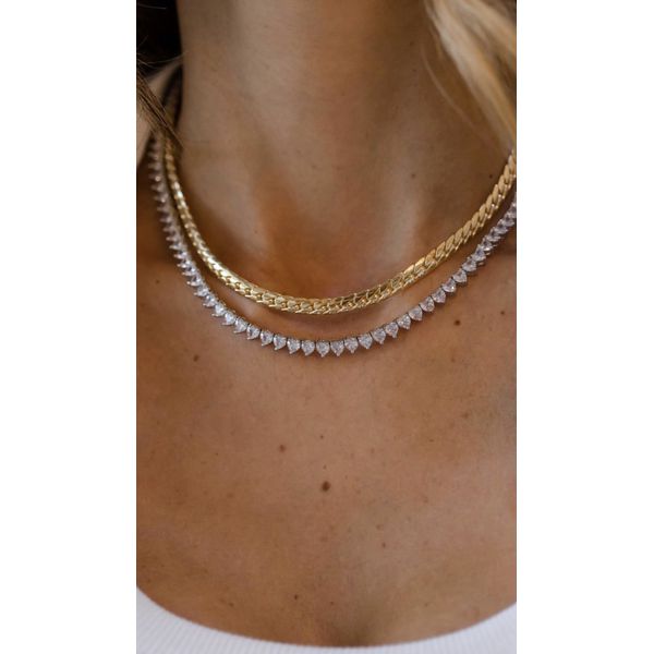 Riviera Coração Platina (3,5mm)