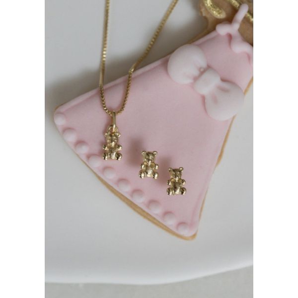 Conjunto Infantil Teddy Ouro