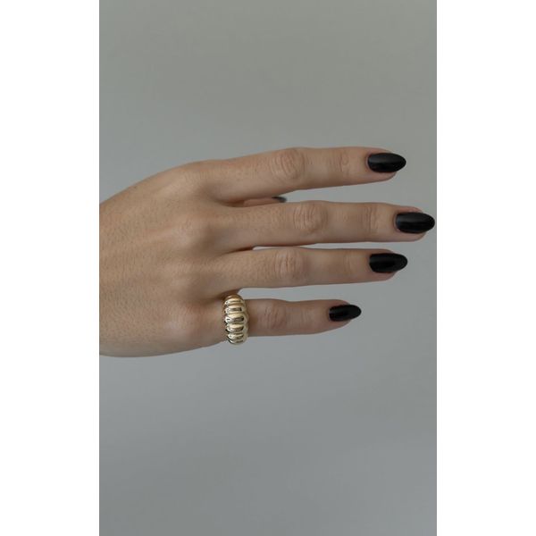 Anel Dedinho Gomos Ouro