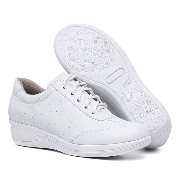 Calçado Feminino Confortável Fechado Sapatênis Mocassim