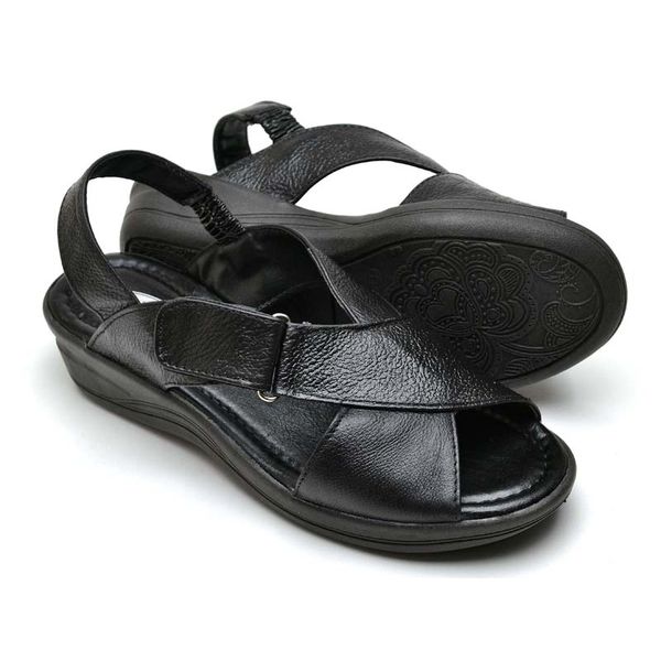 Sandalias Tamanco Chinelo Confort Senhora Couro Mácia Barato
