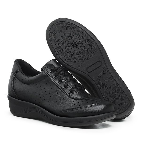 Calçado Feminino Confortável Fechado Sapatênis Mocassim