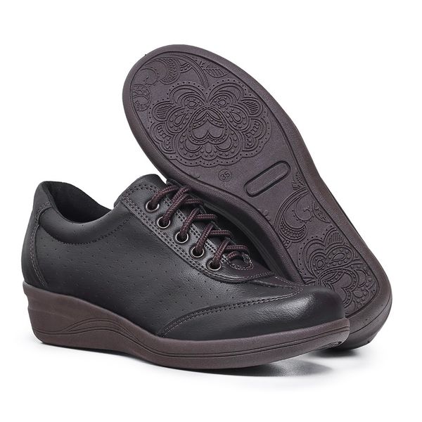 Calçado Feminino Confortável Fechado Sapatênis Mocassim 