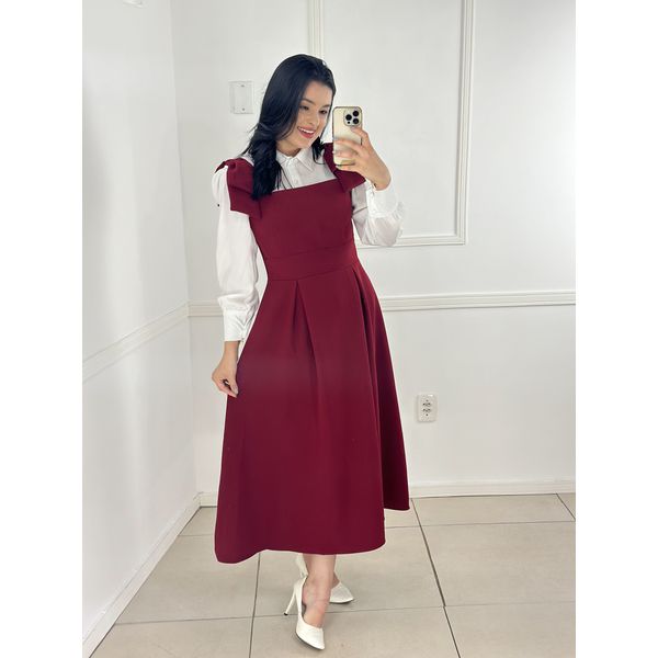 Vestido Aurora Marsala 
