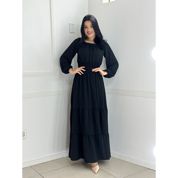 Vestido Longo Preto 