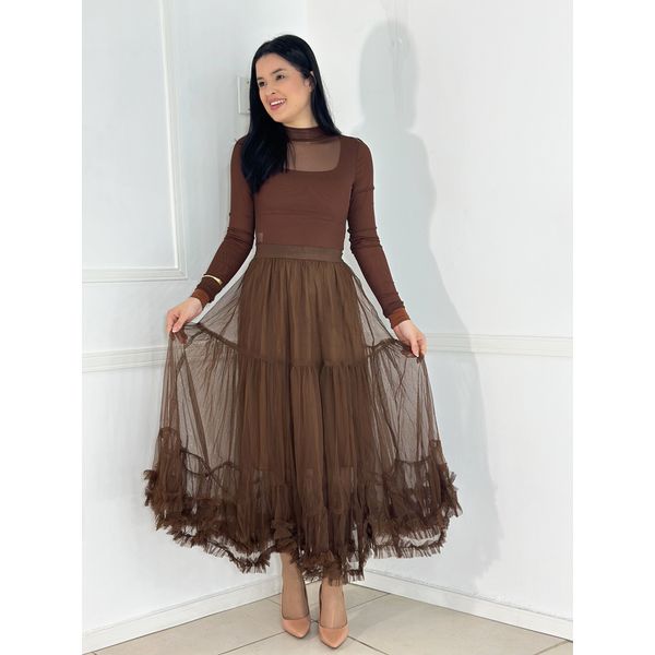 Saia Tule Marron 