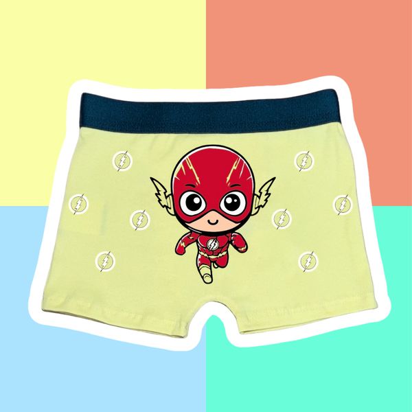 CUECA INFANTIL - FLASH AMARELO BEBÊ