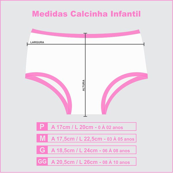 calcinha infantil 