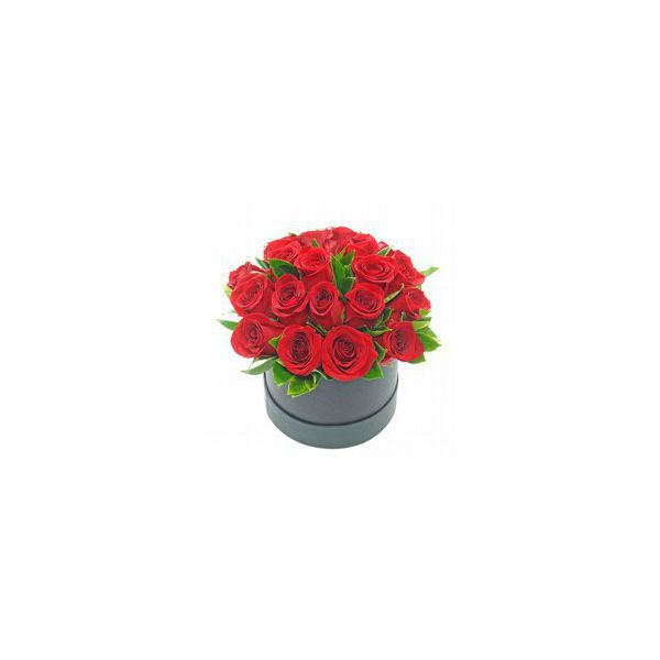 Rosas Vermelhas Com Amor Caixa Preta Pequena
