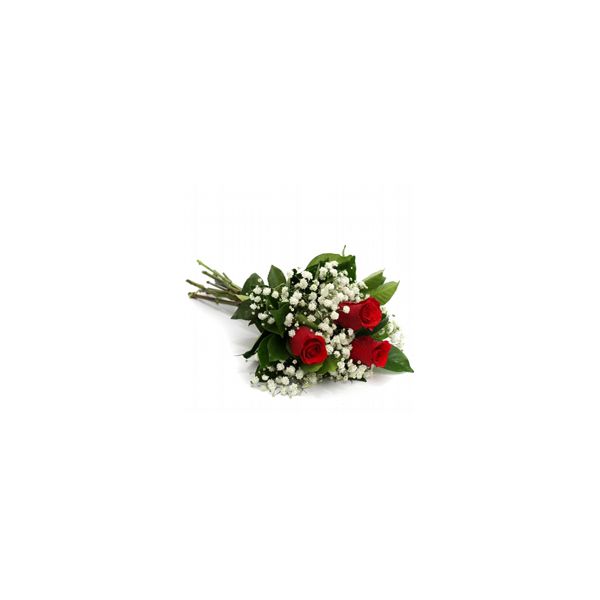 Buquê de 3 Rosas Vermelhas