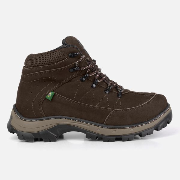 Bota Adventure 900 Couro Legítimo - Café 