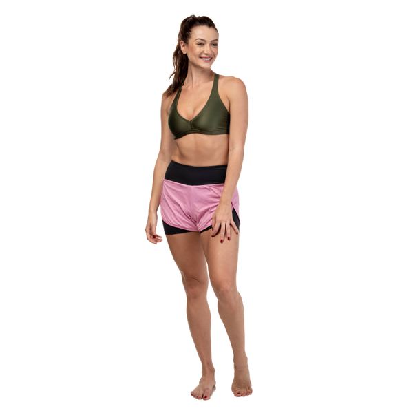 Shorts Bellandi Dry Run Rosa Bebe