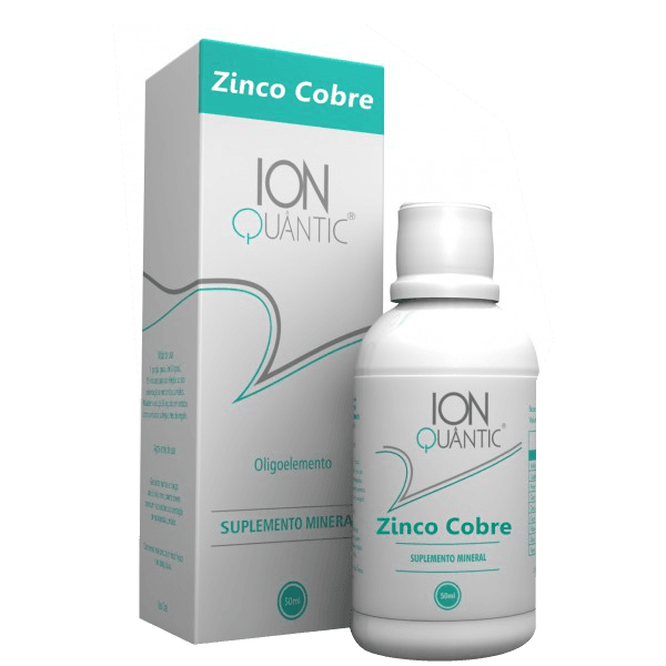 Zinco Cobre Suplemento Mineral 50ml Fisioquantic