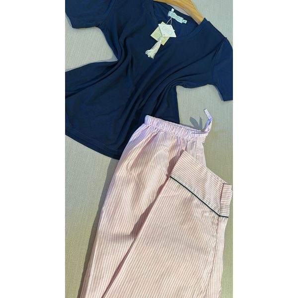 Basic longo | Listrado & Azul