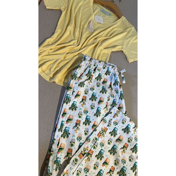 Basic longo | Cactos & Amarelo