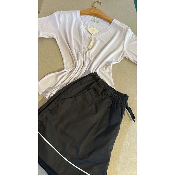 Basic curto | Preto & Branco