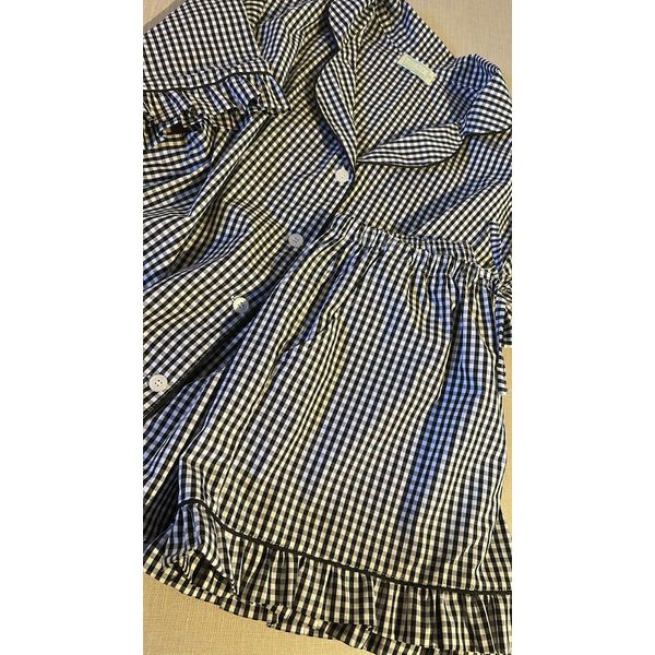 Curto Babado | Vichy P&B