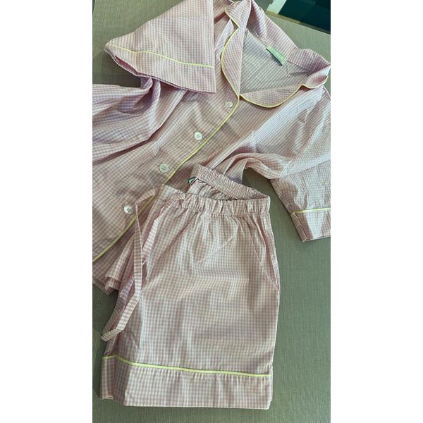 Curto Fem. | Vichy Rosa & Amarelo