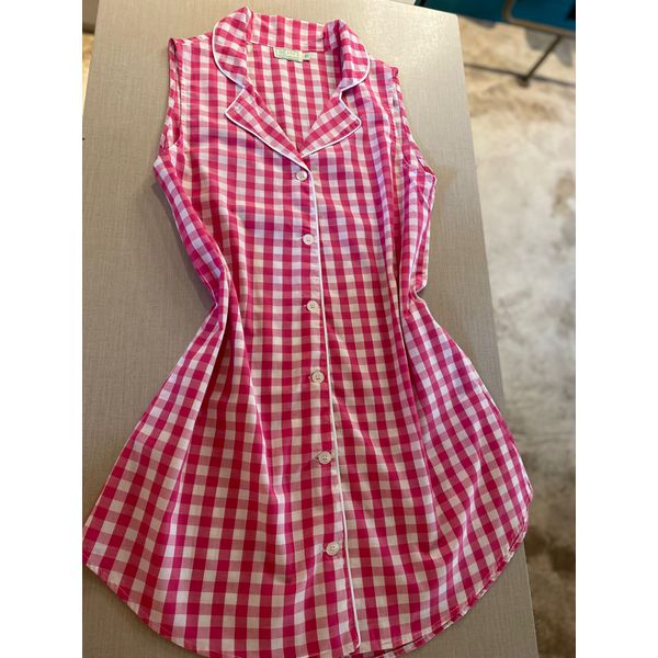Chemise Cavada Xadrez Vermelho Tomate