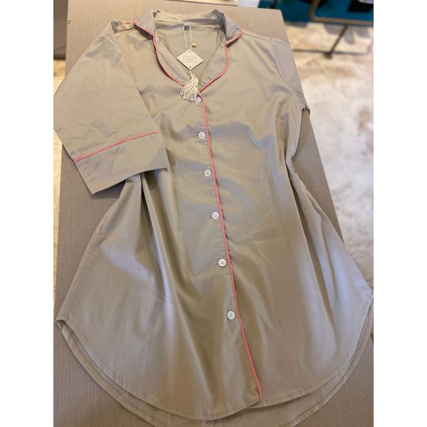Chemise Manga 3x4 Bege Clarinho