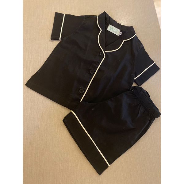 Conjunto Curto Tradicional Masculino Preto