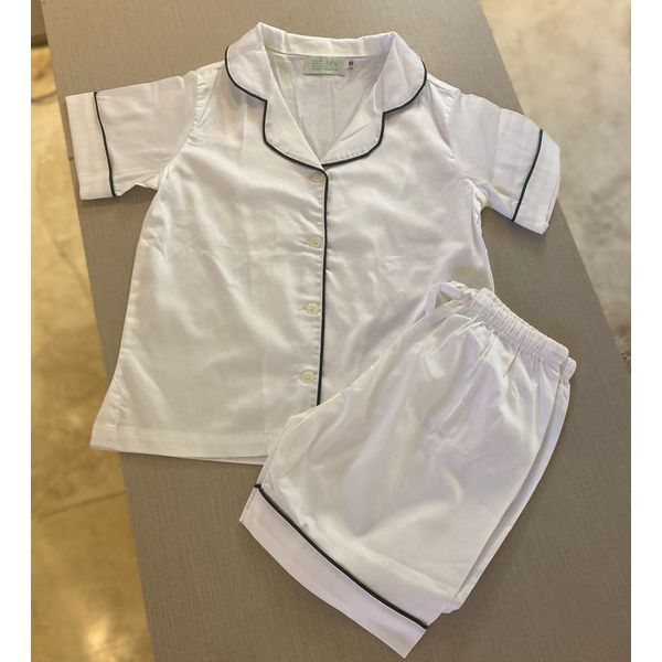 Conjunto Curto Tradicional Masculino Branco