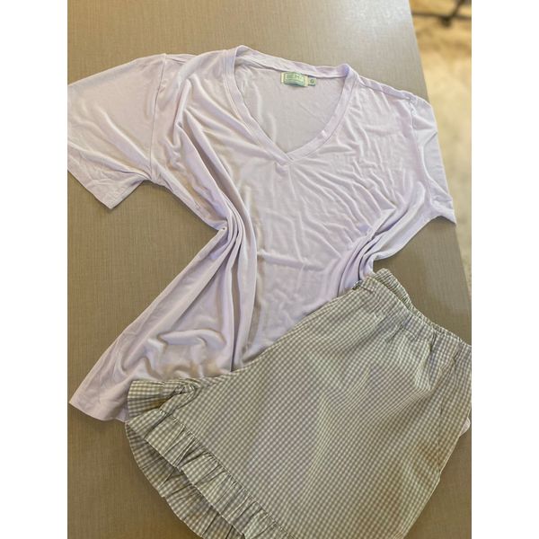Conjunto Básico Babadinho Vichy Verde