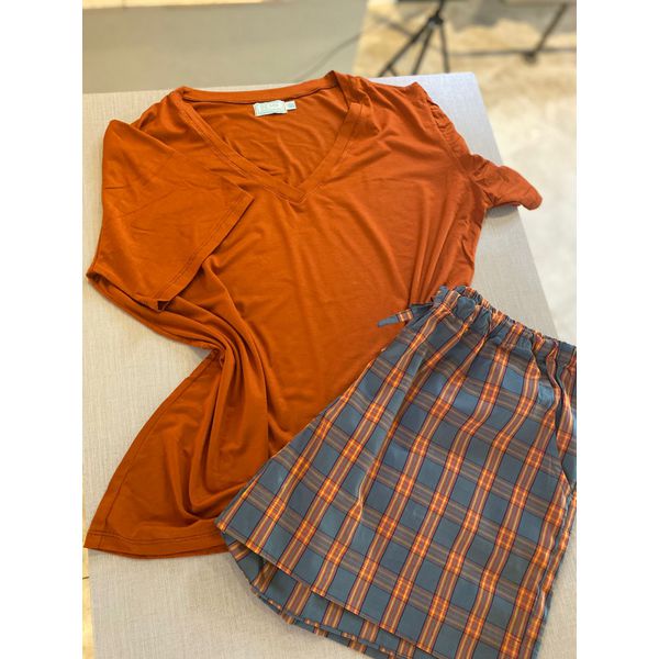 Conjunto Curto Básico Terra Cota
