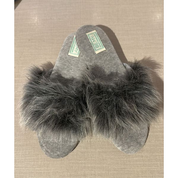 Pantufa Fluffy | Cinza