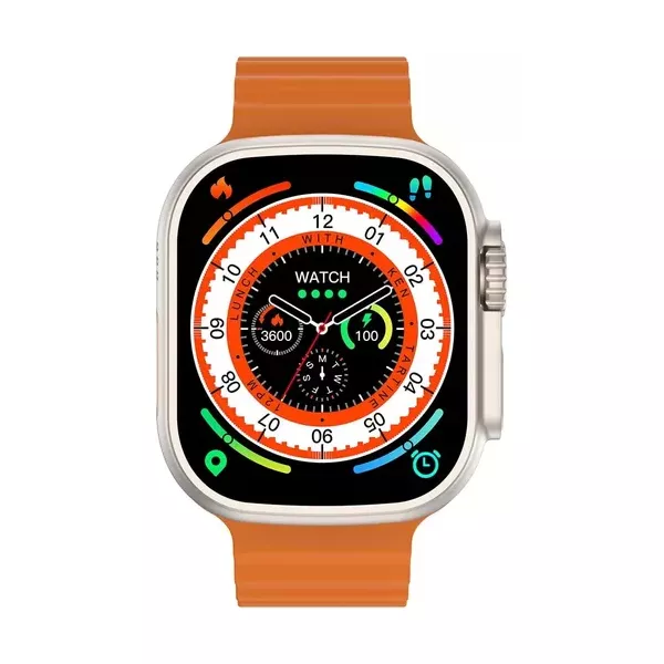 Smartwatch w68 Ultra Max 45mm Série 8 Nfc prova D´agua