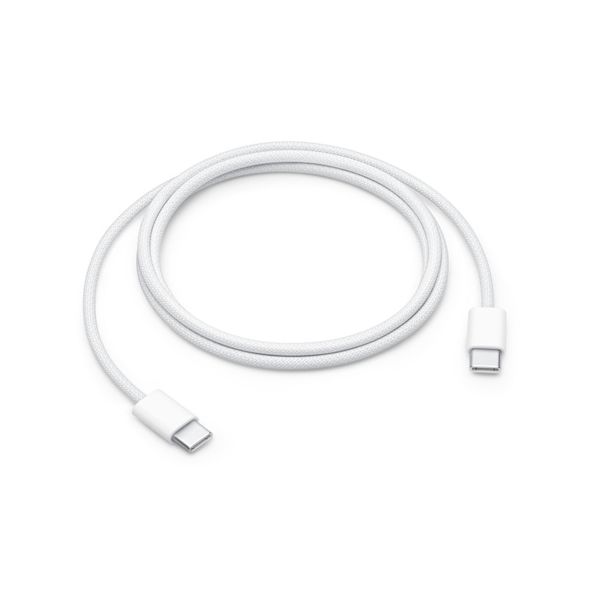 Cabo iPhone Original Apple Lightning Branco Com Entrada Usbc